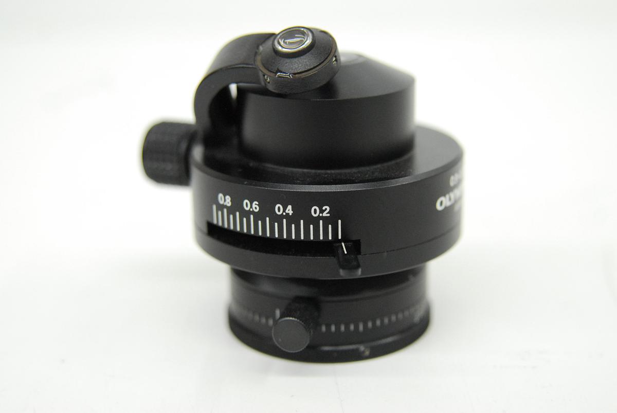 Used Olympus BH2-POC 0.9-0.25 Polarizing Swing Out Microscope Condenser (BH-2)