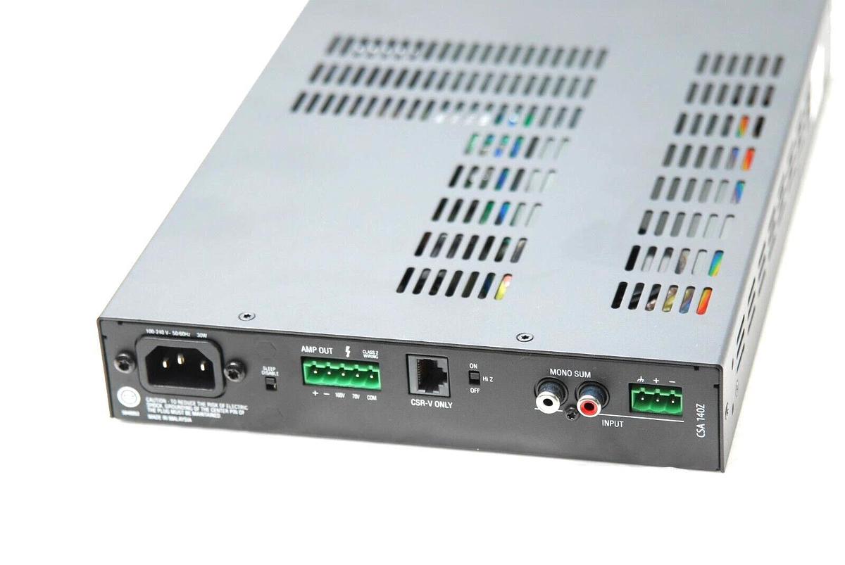 Used JBL CSA 140Z 40W 70/100V Power Amplifier - Used In Box