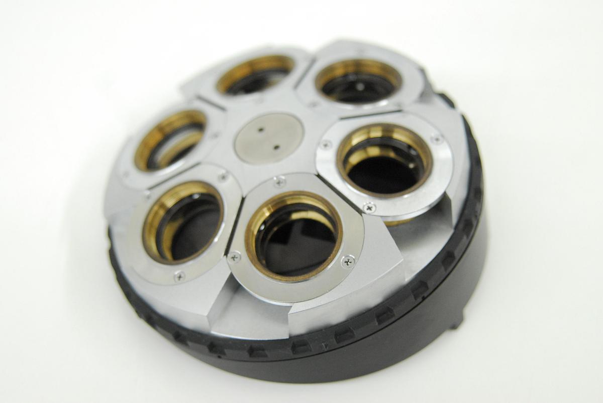 Used Nikon C-ND DIC6 Microscope Nosepiece 6 Position Objective Turret (TE300)