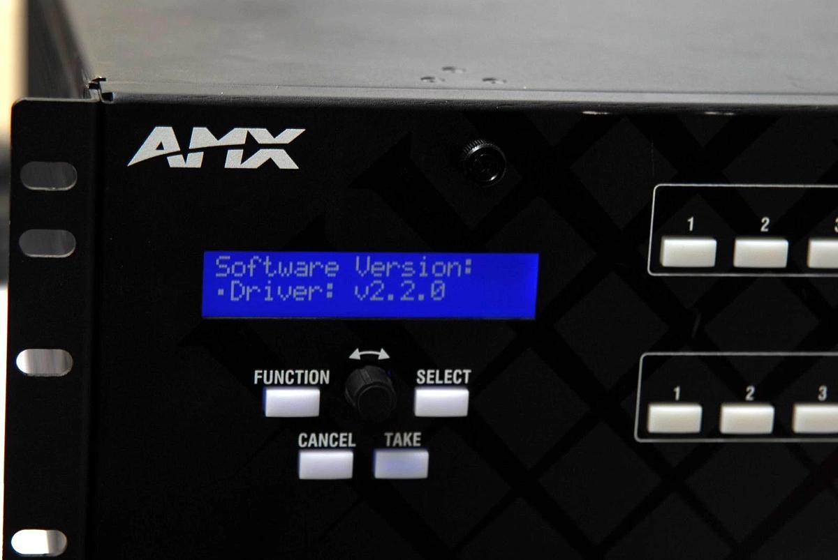 Used AMX Enova DGX1600-ENC Digital Media Switcher With 3 DGX-I-DXL,4 DGX-I-HDMI Cards