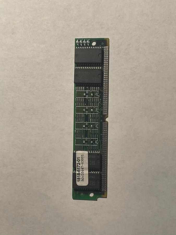 Used HP 1818-6172-01 D3647-63001 8MB 72-pin SIMM