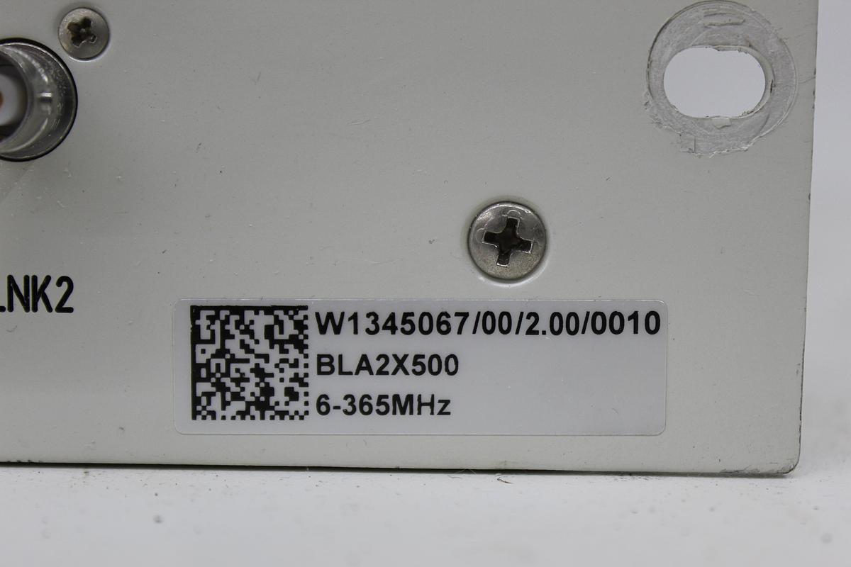 Used Bruker BLA2X500 W1345067 Dual 500W RF Power Amplifier 6-365MHz [NMR Spectrometer]