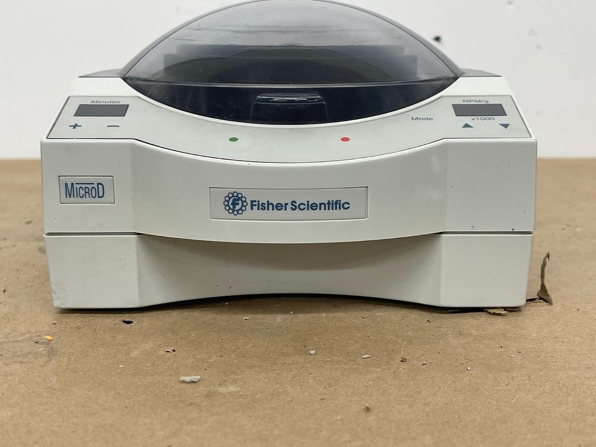 Used Fisher Scientific MicroD Microcentrifuge 5800g W/ 12 Slot Rotor