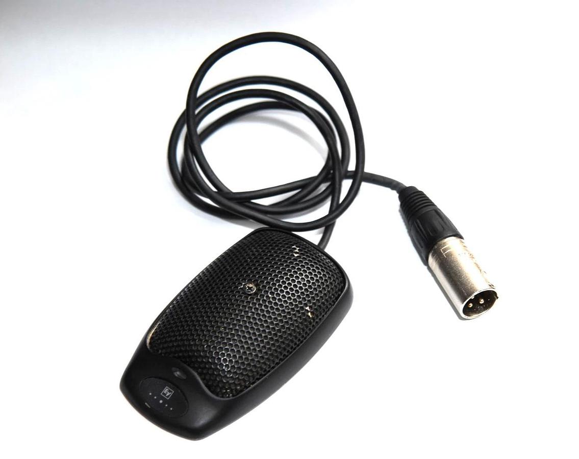 Used Electro-Voice PC Boundary Multi-Pattern Boundary Layer Microphone Short Cable