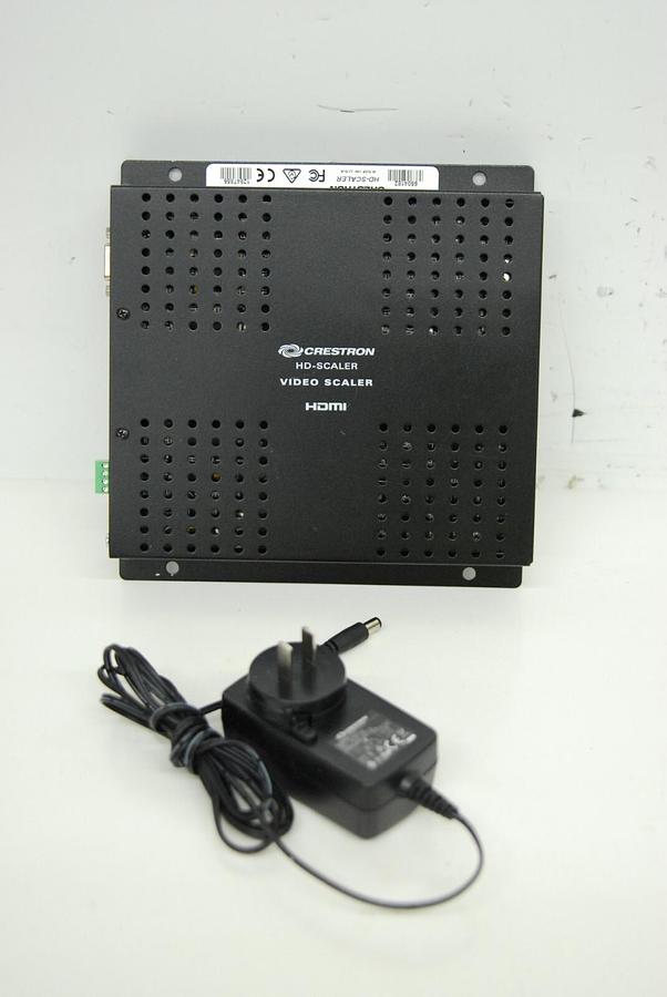 Used Crestron HD-SCALER 6504182 High-Definition Video Scaler W/ Power Adapter