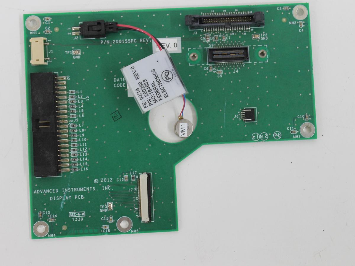 Used Advanced Instruments 200155PC Display PCB [Analyzer A20]