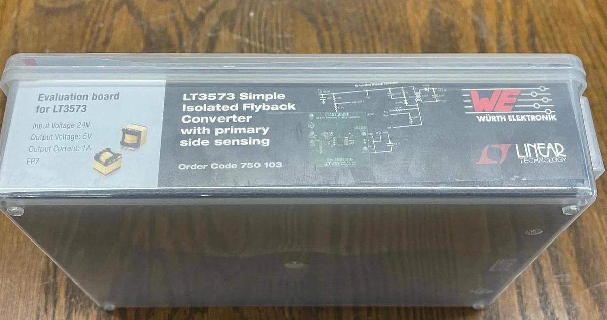 Used Würth Elektronik 750103 Evaluation Kit LT3573 Isolated Flyback Converter Board