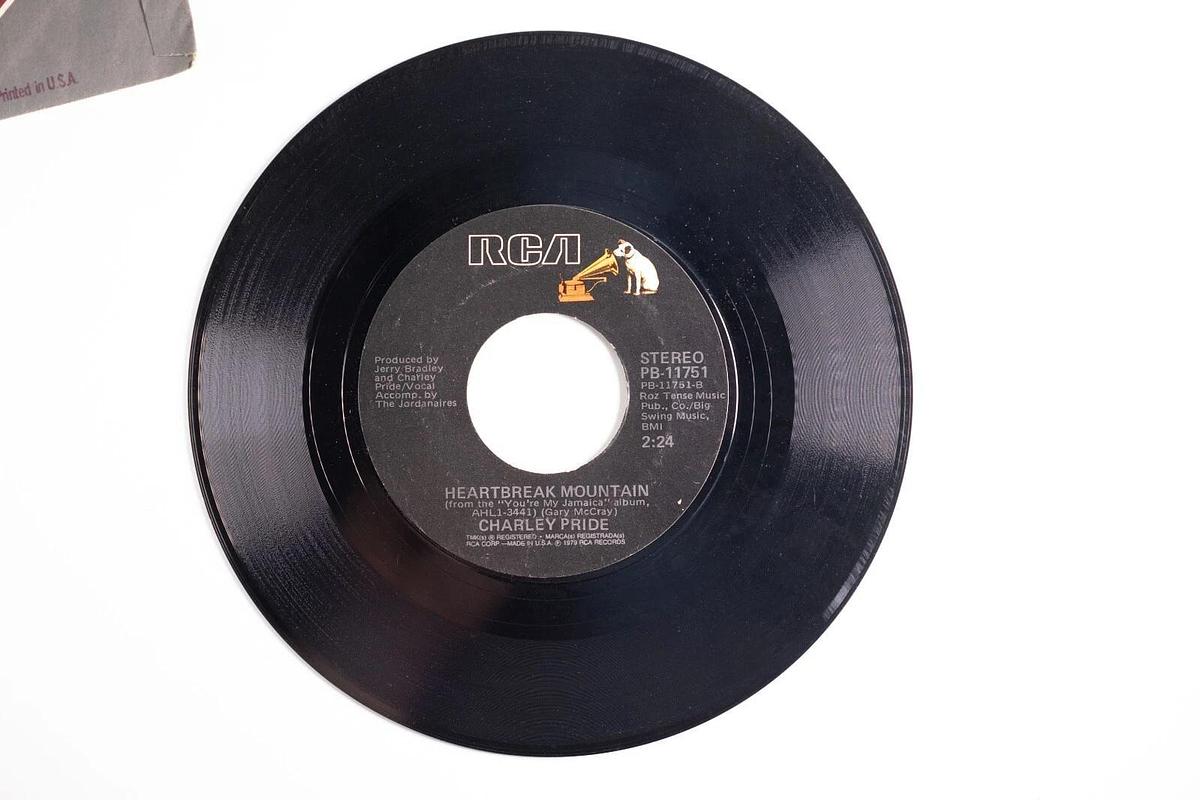Used Charley Pride Heartbreak Mountain, Missin' You 45 Record
