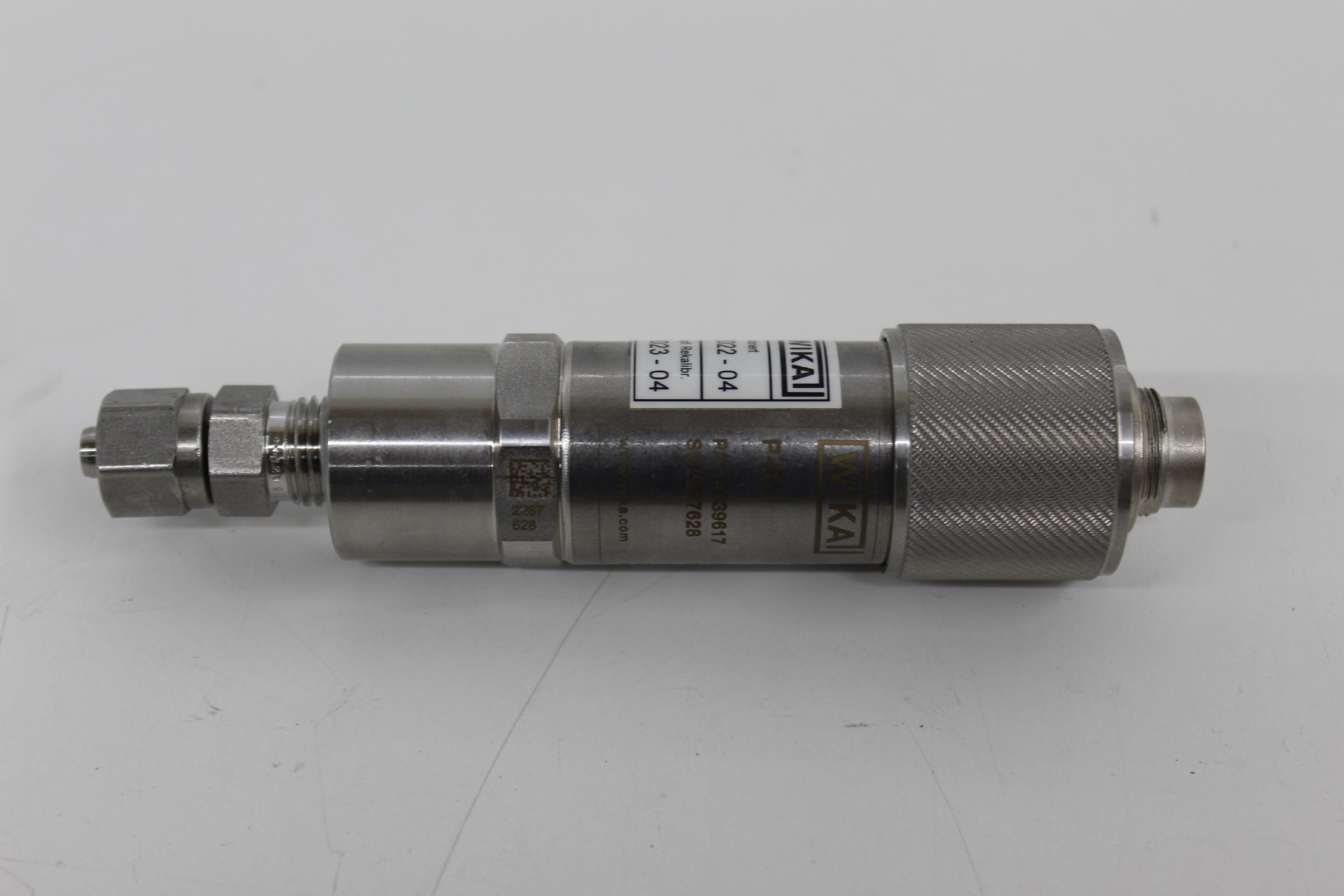 Used WIKA P-30 14039617 Precision Absolute Pressure Transducer 0-30 PSIA 0-10V
