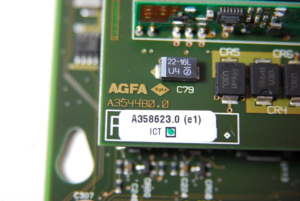 Used AGFA A355001.4 DEVIL PCB W/ A354480.0 Board ,512MB RAM (Drystar 5302) - TESTED