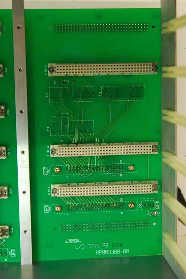 Used Jeol L/D CONN PB MP003380-00 Backplane for Jeol JEM 1230 TEM Electron Microscope