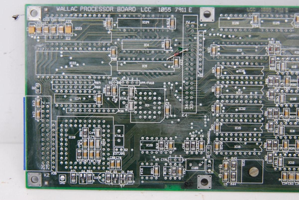 Used Wallac 1055 7911 E LCC-C Processor Board