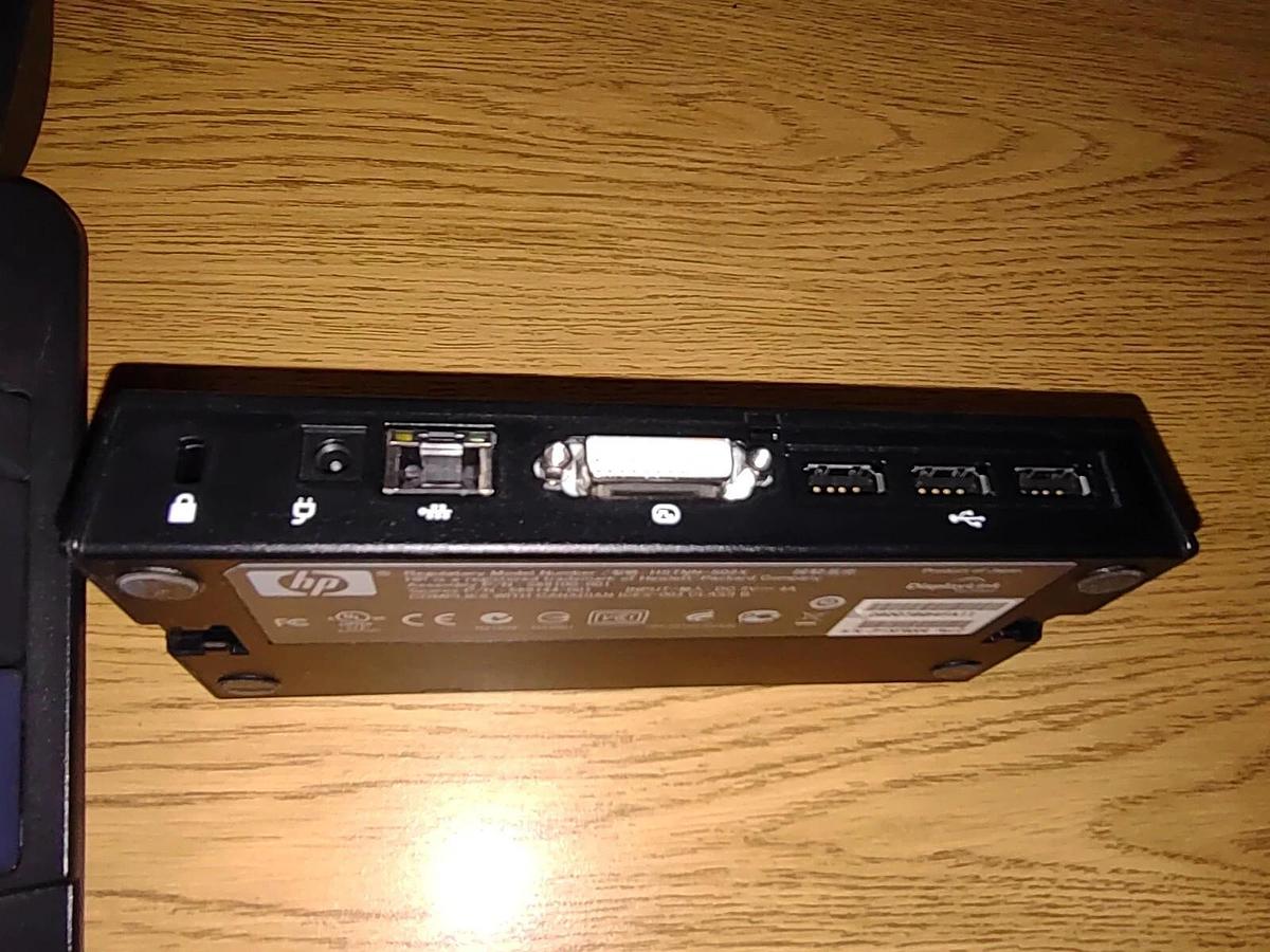 Used HP DOCKING STATION HSTNN-S02X - NO POWER CORD