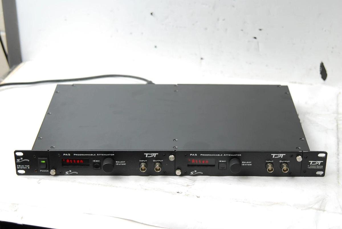 Used Tucker-Davis Technologies 2x: PA5 Programmable Attenuator & 1x: UZ2