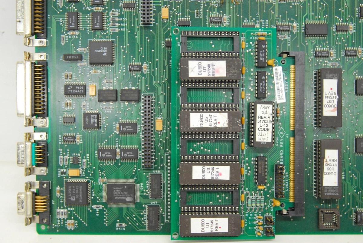 Used Beckman DU640i -Control Board 00517204 W/ Prom Card 00517024