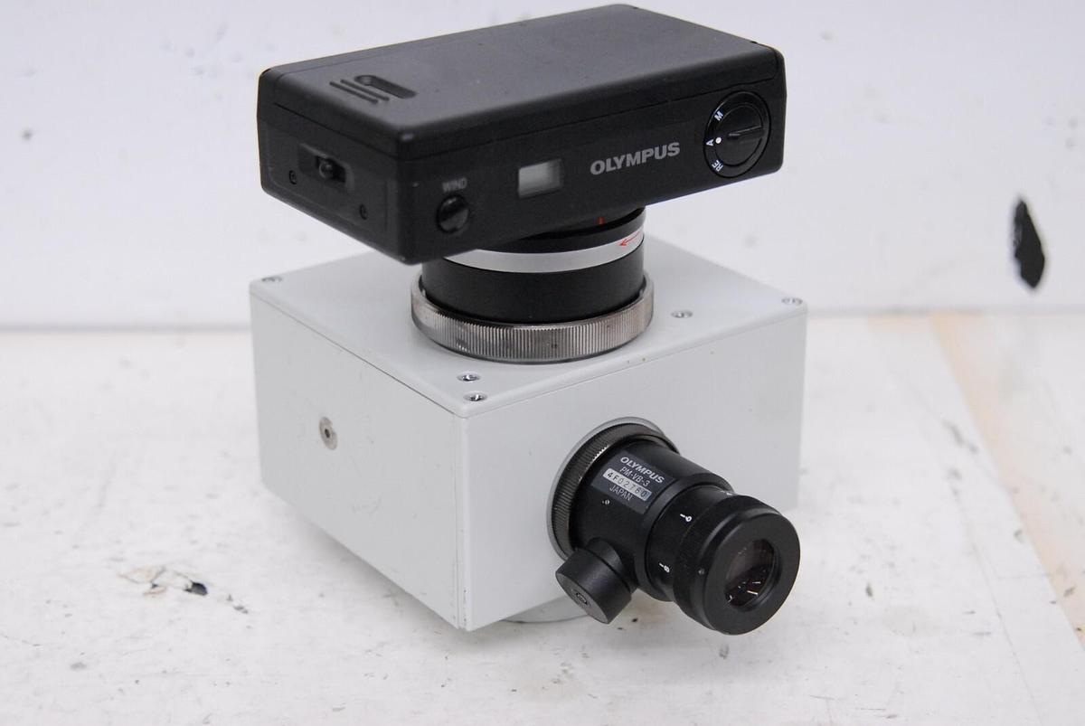 Used Olympus PM-PB30-3 Auto Exposure Body W/ PM-DA35DX, PM-C35DX Camera, PM-VB-3