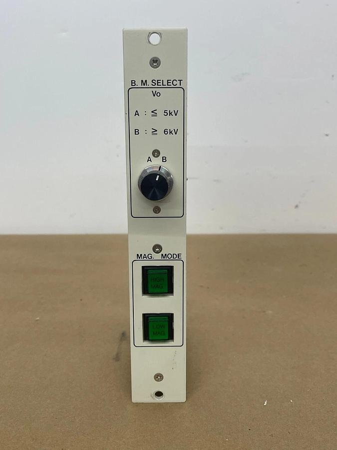 Used Hitachi B.M. Select & Mag Mode card 585-5527 (for Hitachi SEM S-800 )