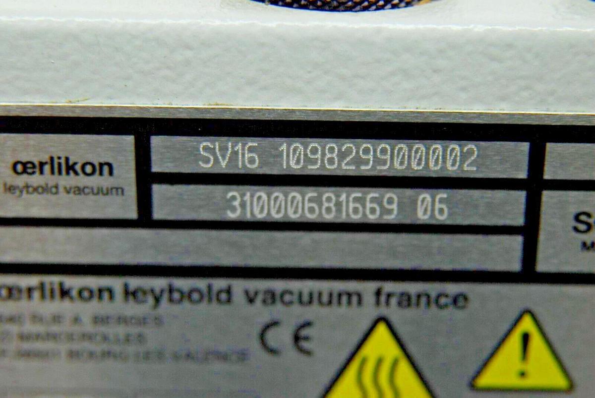 Used Oerlikon Leybold Sogevac SV16 109829900002 Vacuum Pump 230V