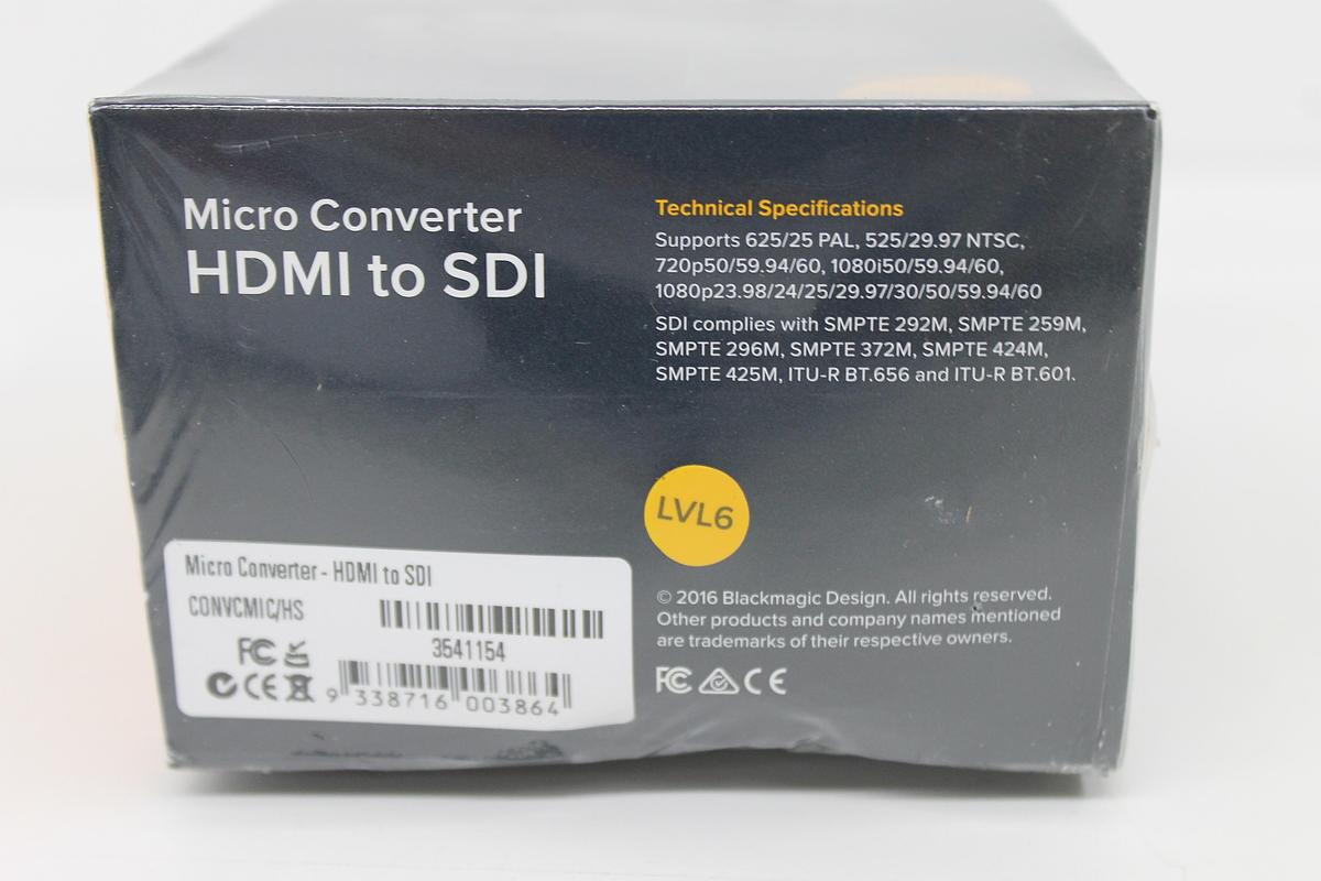 Blackmagic Design Micro Converter HDMI to SDI 3G - Brand New Sealed