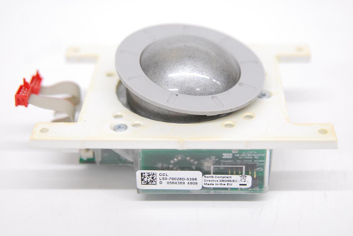 Used GE KTZ280063 Optical Trackball W/ KTZ220868 Trackball Ring - Voluson E8