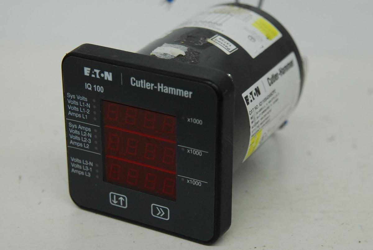 Used Eaton Cutler-Hammer IQ 100 Electronic Power Meter (IQ110S43A5CP2)