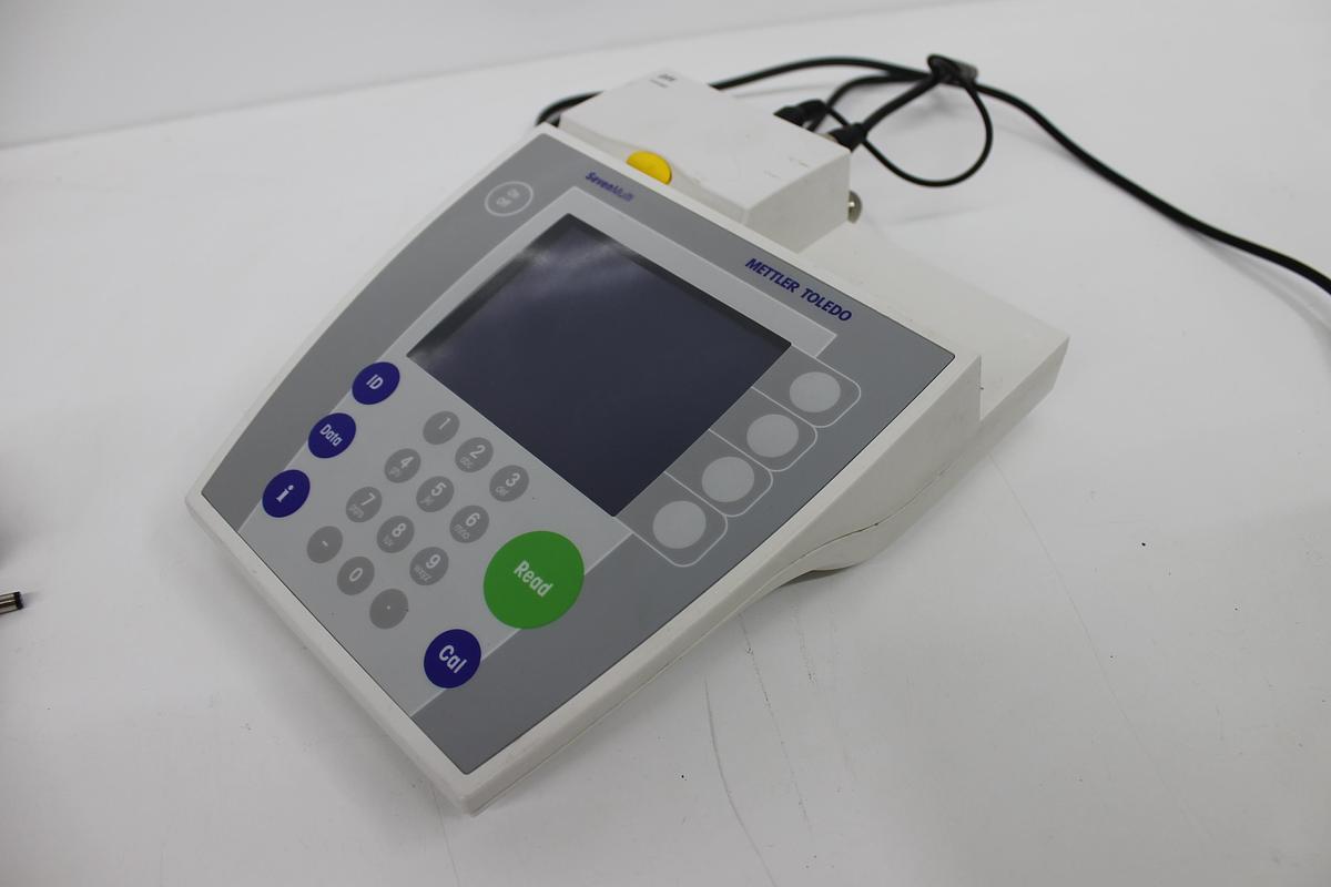 Used Mettler Toledo SevenMulti pH Conductivity Meter w/ Probe and Power Supply