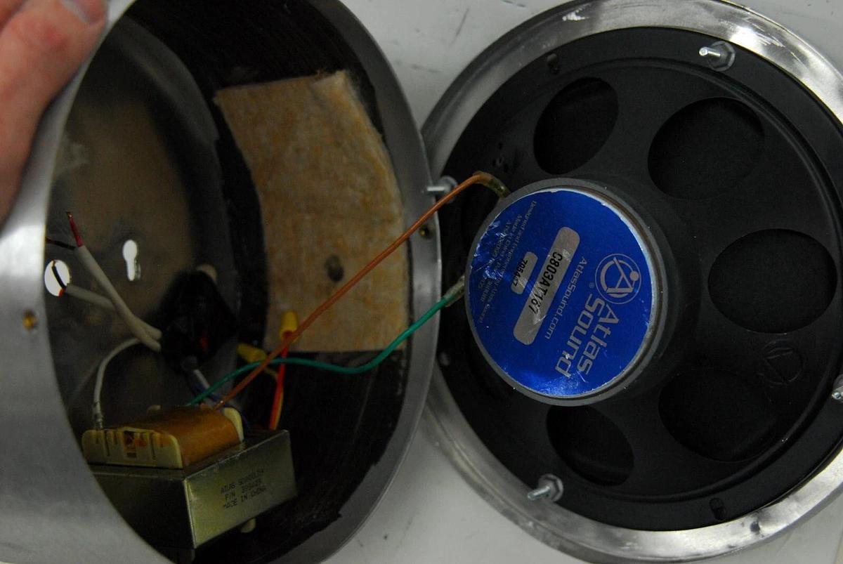 Used Atlas Sound 410-8 Compact Wall/Ceiling Aluminum Baffle 8" Loudspeaker