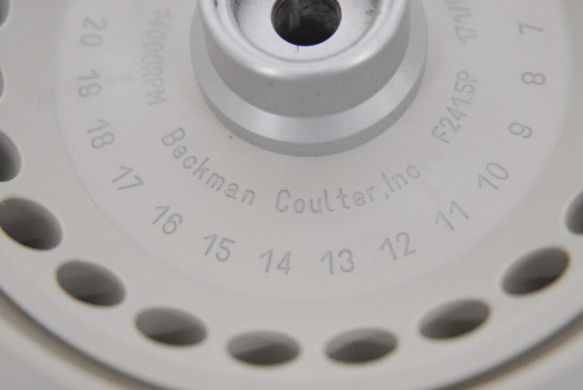 Used Beckman Coulter FA241.5P 24-Place Fixed Angle High-Impact Thermoplastic Rotor