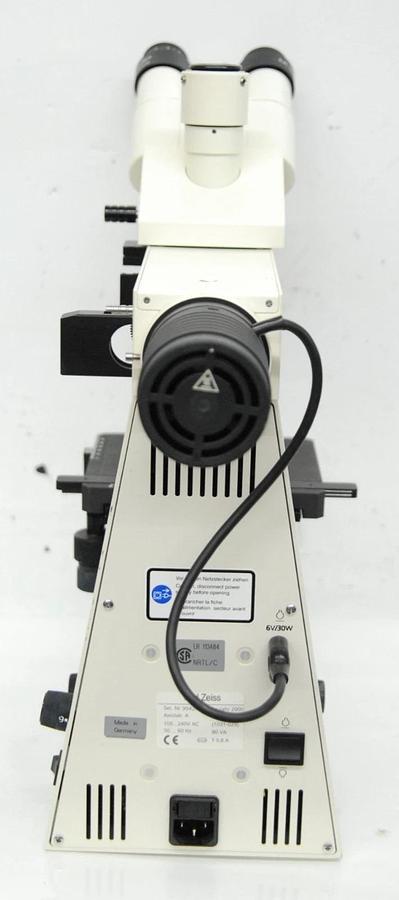 Used Zeiss Axiolab A Microscope W/ Reflective-Light Illuminator H, Epiplan Objectives