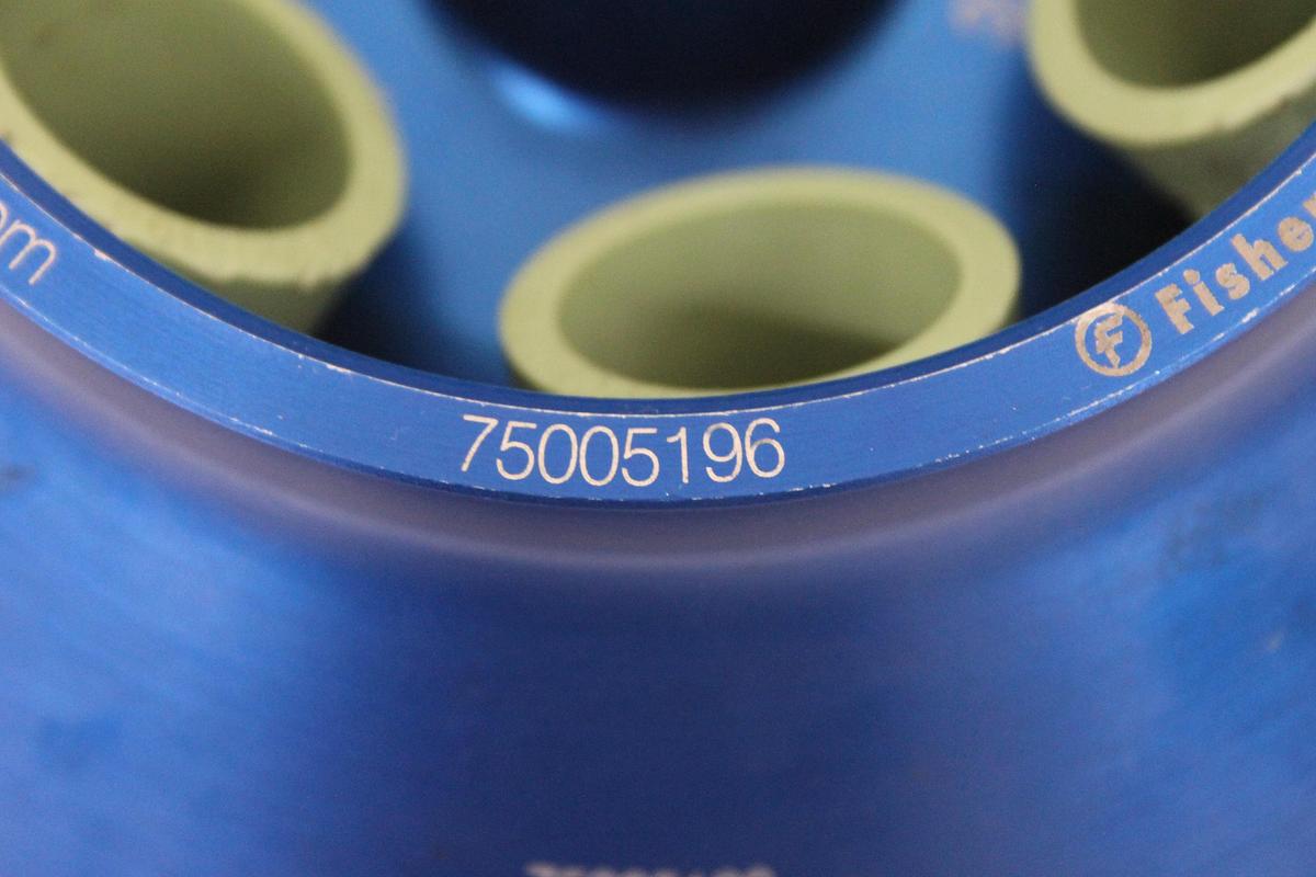 Used Fisher Scientific 75005196 Centrifuge Rotor W/ 50ml Tube Inserts(75003103)