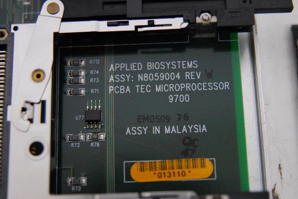 Used Applied Biosystems N8059004 TEC Microprocessor 9700 W/ 4328080 Board (ABI 7000)
