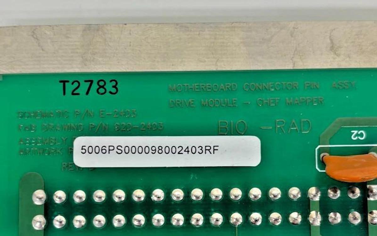 Used Bio-Rad 800-2403 AW-2403 Drive Module Motherboard Connector - CHEF MAPPER