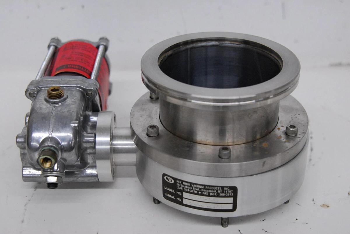 Used Key QBV-40-P-AL Pneumatic Butterfly Valve W/ Rota-CYL ADL2.0X100-1-0 Actuator