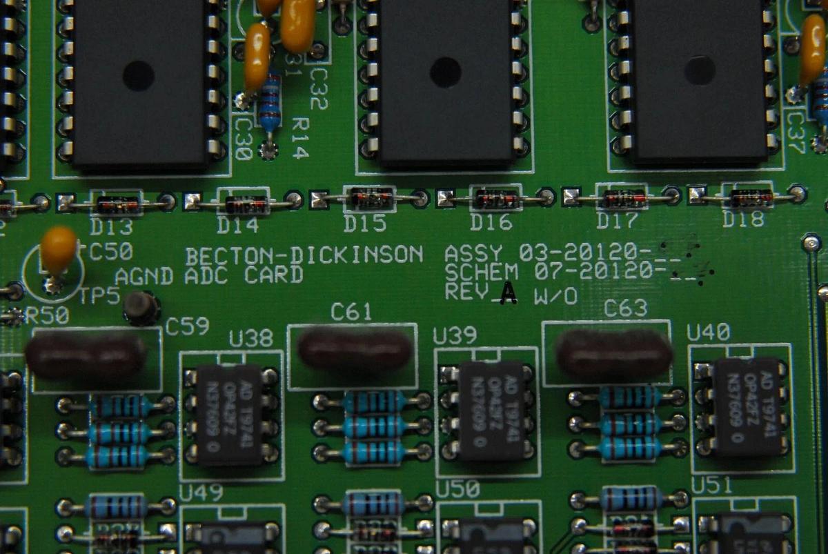 Used Becton Dickinson AGND ADC Card 03-20120-07 REV: A (FACSCalibur)