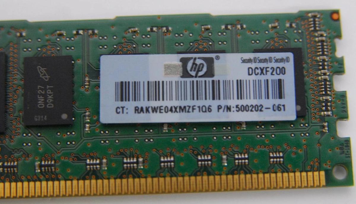 Used Micron 16GB (8x2GB) MT18JSF25672PDZ-1G4F1BA 2GB 2Rx8 PC3-10600R (500202-061)