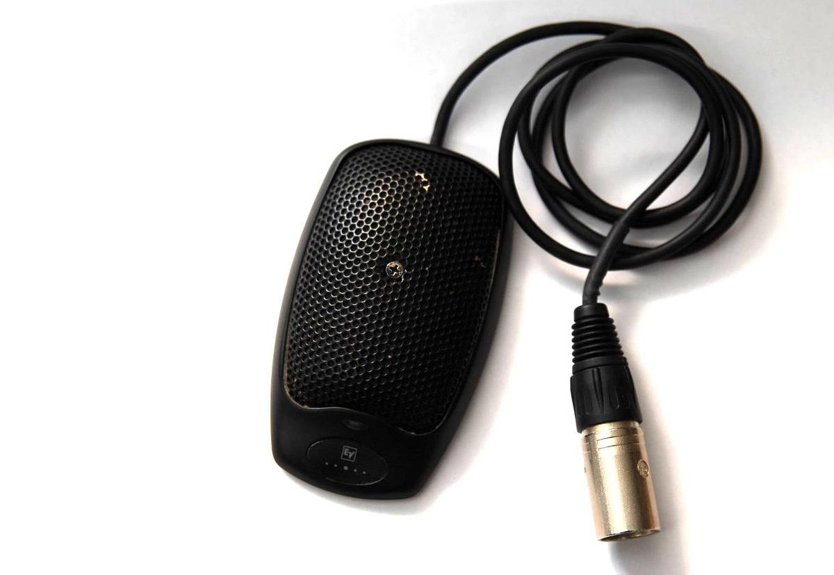 Used Electro-Voice PC Boundary Multi-Pattern Boundary Layer Microphone Short Cable