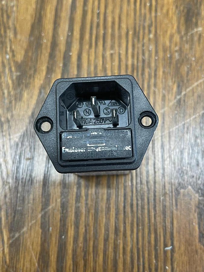 Used Schurter 5200-6-23 Power Entry Connector