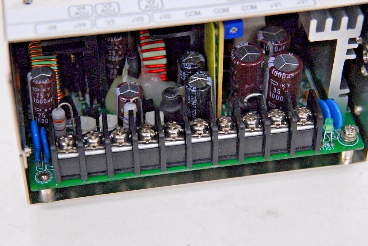 Used Mean Well QP-375-24CSM PEH-4329431 Quad Output Power Supply (ABI 7000 PCR)