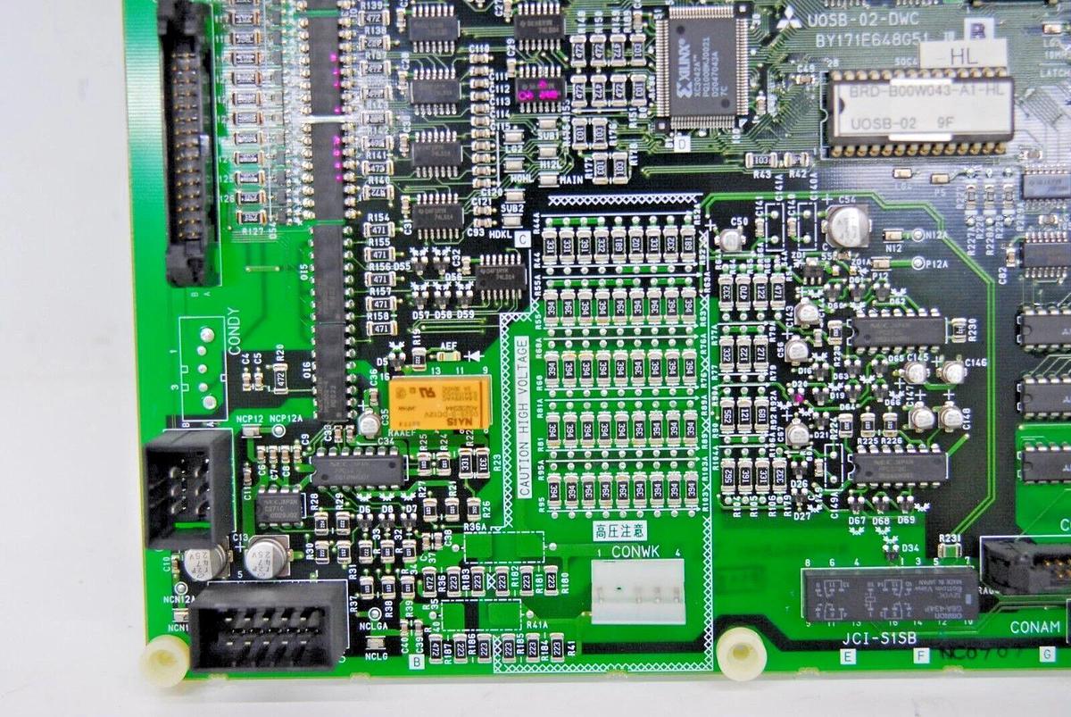 Used Mitsubishi UOSB-02-DWC BY171E648G51 Control Board (RA-90 Wire EDM)