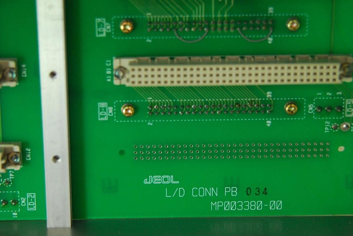 Used Jeol L/D CONN PB MP003380-00 Backplane for Jeol JEM 1230 TEM Electron Microscope