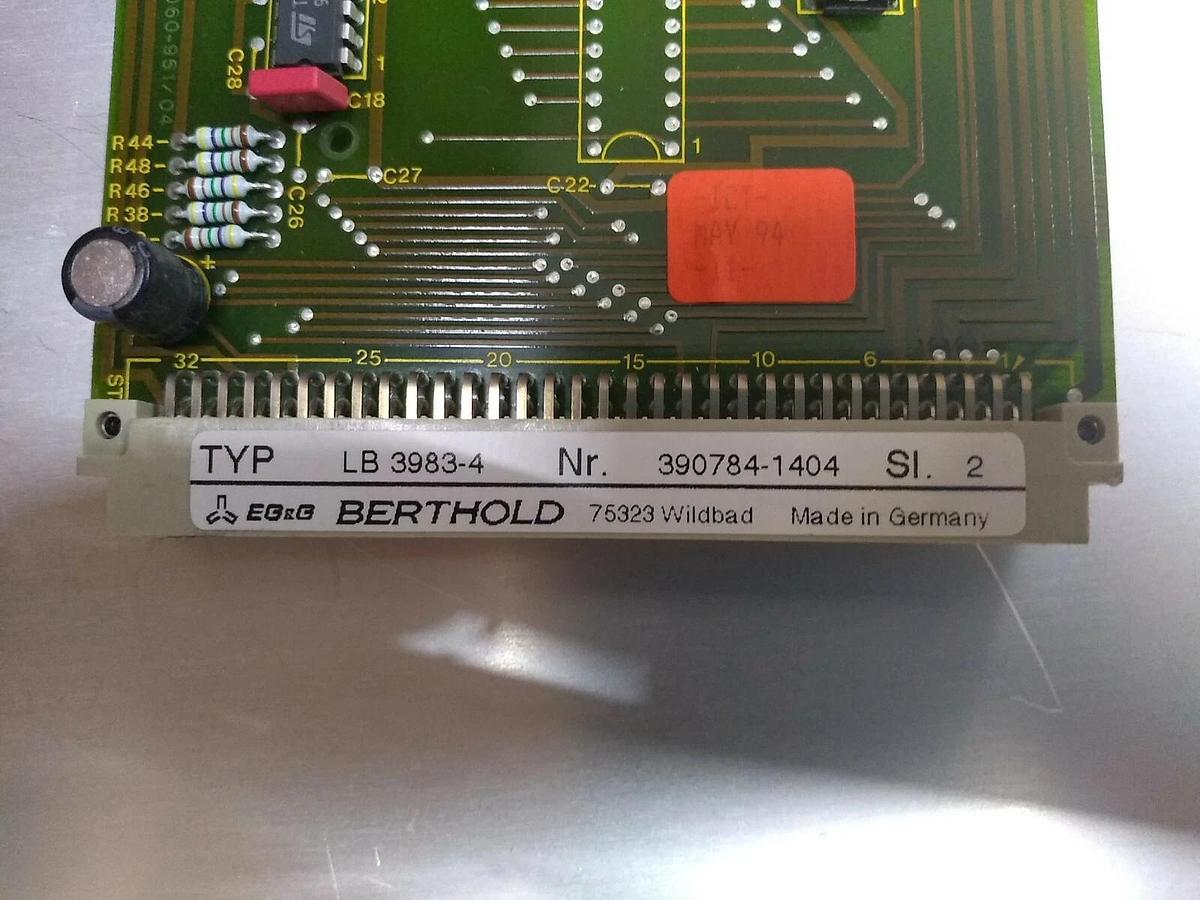 Used Berthold LB3983-4 390784-1494 Parallel-Interface Board
