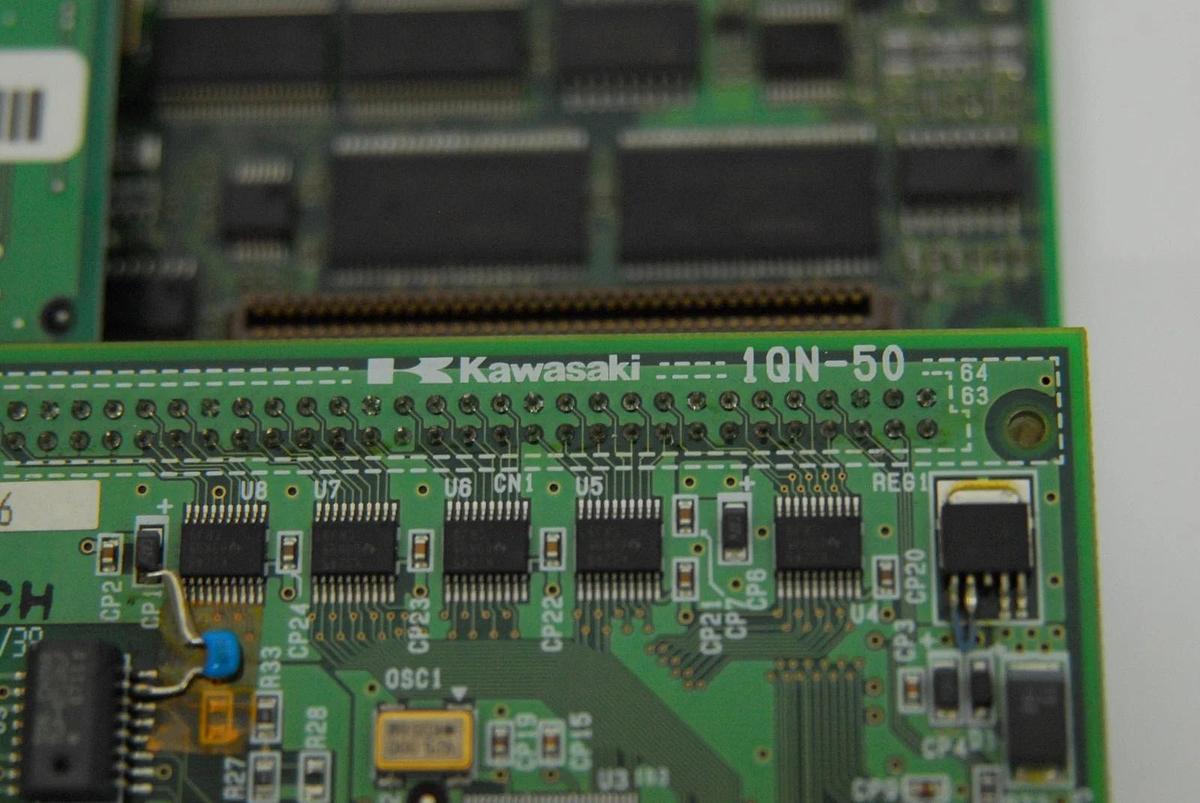 Used Kawasaki 1KA-72 Main CPU Board W/ 1QJ-40, 1QN-10 (ZZX130L,D32F-A001)