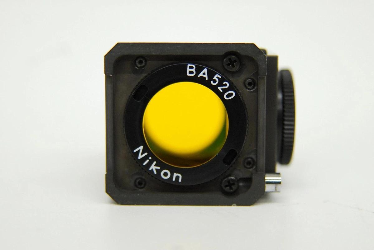 Used Nikon DM510 B-2A BA520 Microscope Filter Cube - Labophot, Optiphot, Diaphot