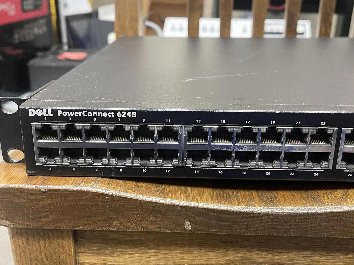 Used Dell PowerConnect 6248 Switch Gigabit 48 Port