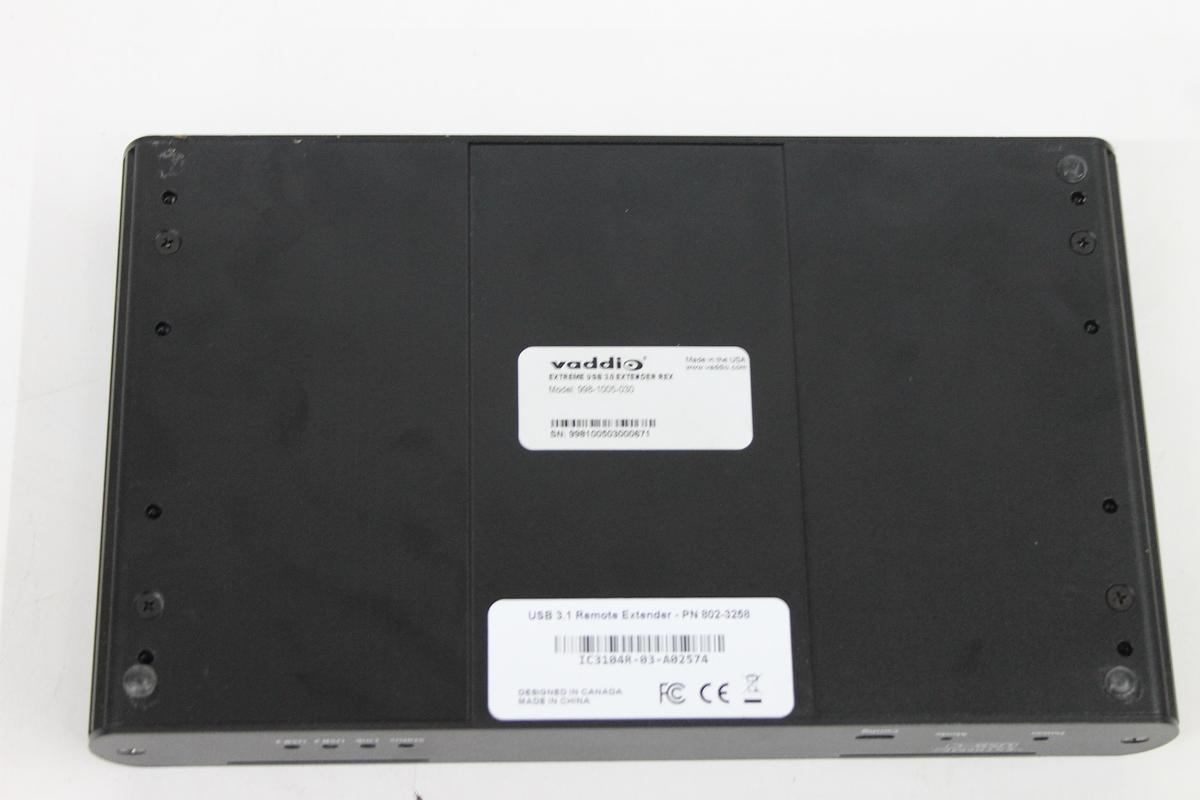 Used Vaddio 802-3259 and 802-3258 USB-3 Local and Remote Extenders