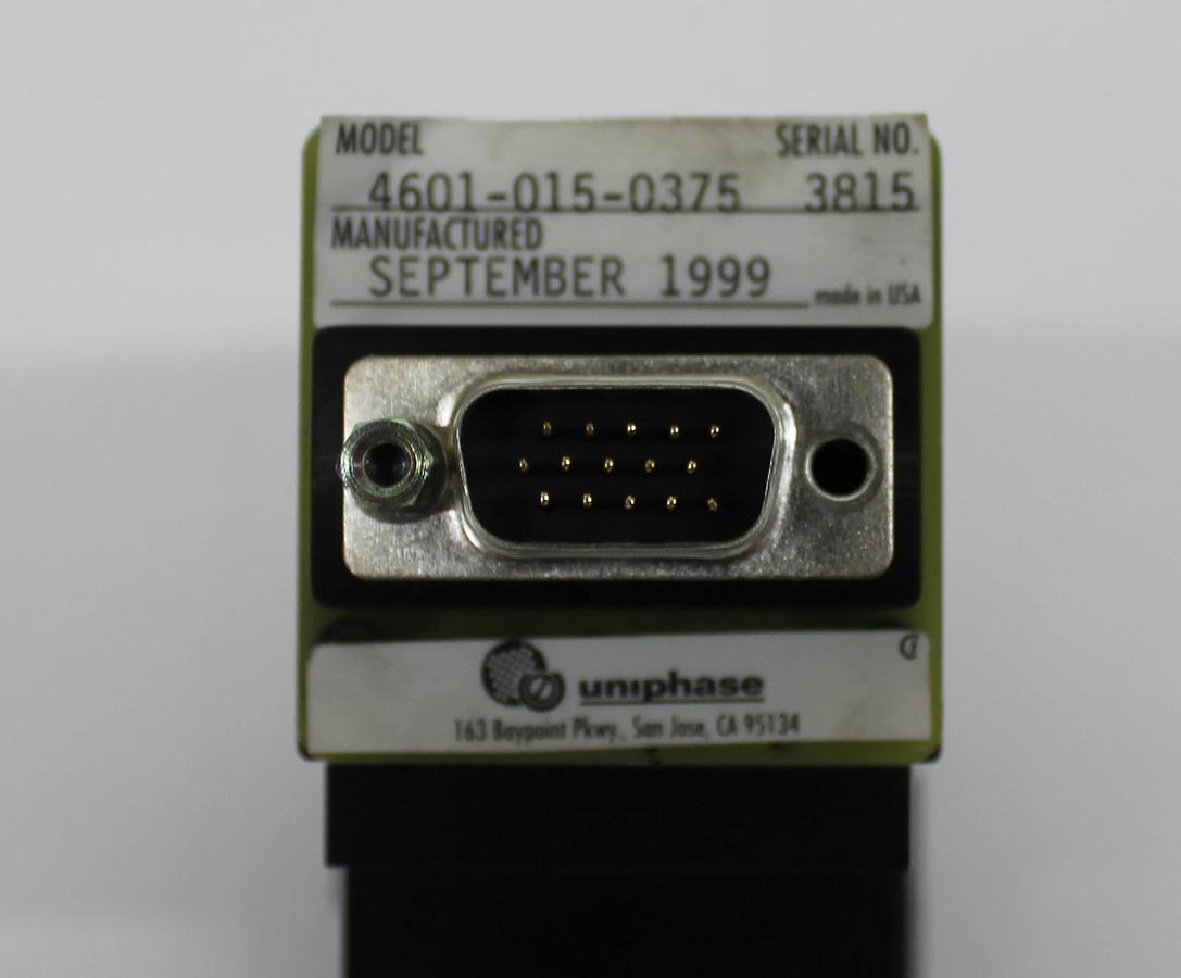 Used Uniphase 4601-015 uGreen-SLM Laser w/ Controller and Cable for Bio Rad Molecular Imager FX