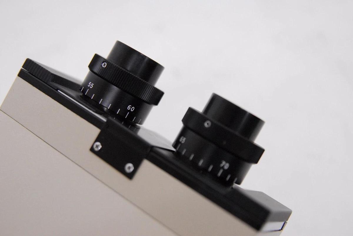 Used Olympus Binocular Microscope Head W/ Spectra-Tech 0047-172D IR-Plan Mount