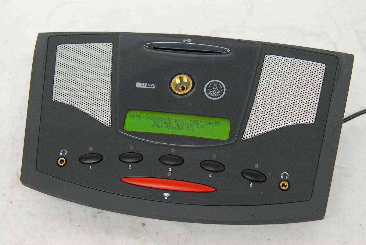 Used AKG CS 5 VU Conference Chairperson/Delegate Station