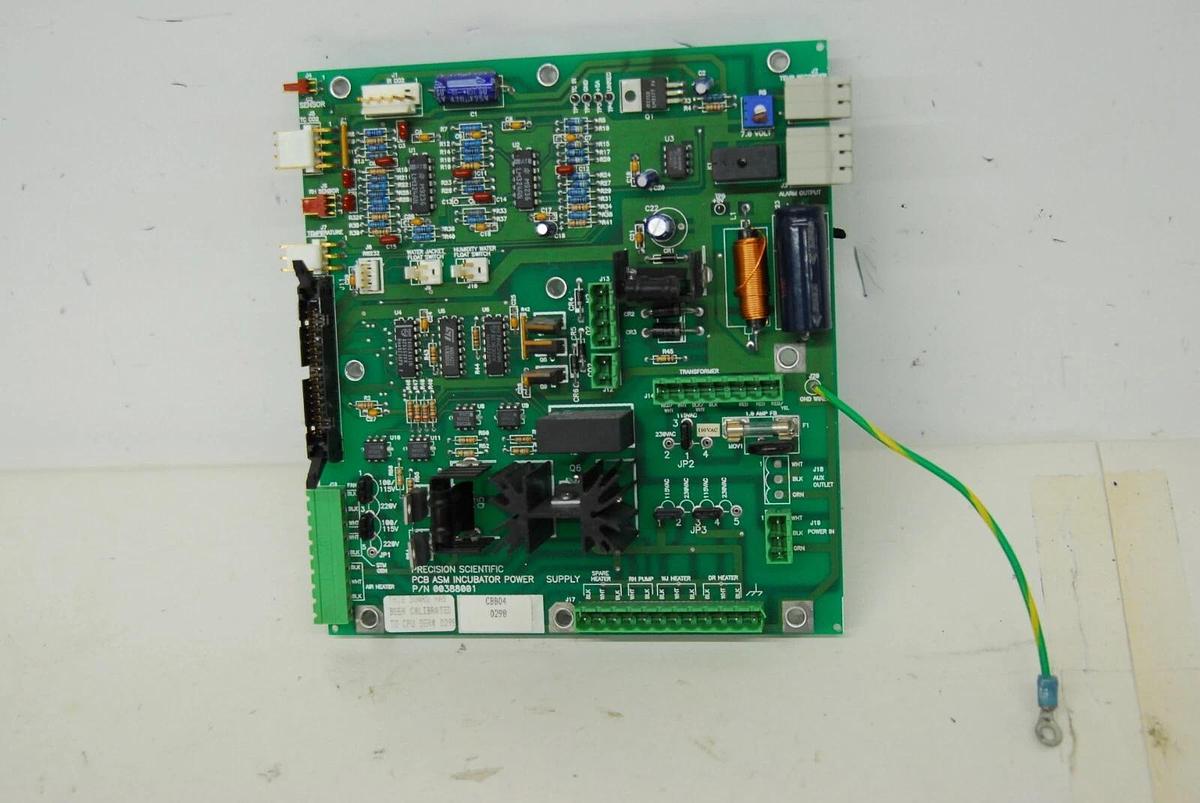 Used Precision Scientific PCB ASM Incubator Power Supply P/N: 00388001