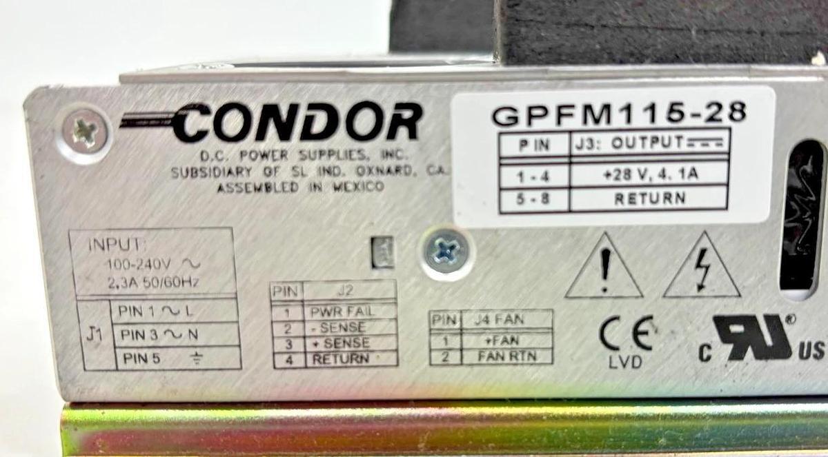 Used Condor GPFM115-28 Power Supply